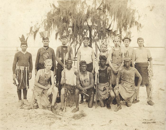 This picture of the Redmen may have been made before 1910