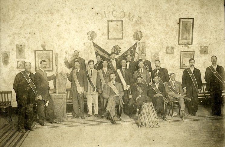 A Meeting of the Improved Order of Redmen about 1910-1914