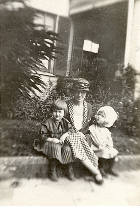 Joan, Mother (Stella) and Barbara Thomas Somewhere in Springfield