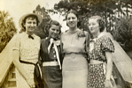 Joan, Barbara Thomas and friends