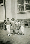 Students in Hansel and Gretel in front of MattieV 1941