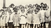 Joan and Barbara Thomas in their 1st Grade Class picture at MattieV