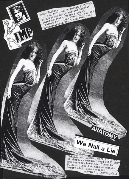 Imp: We Nail a Lie, by Joy Learn, a collage