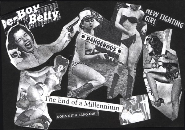 Bee-Bop-Betty: The End of a Millenium, by Joy Learn, a collage