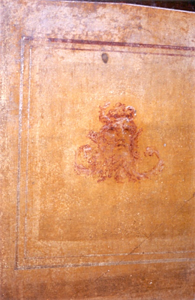 Fresco on a wall in Pompeii (October 2001), Photograph by Alexandra Agostino