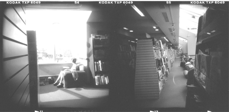 Private Moment in the Bookstore (A Toy Panorama) by Ivonne Pietersen