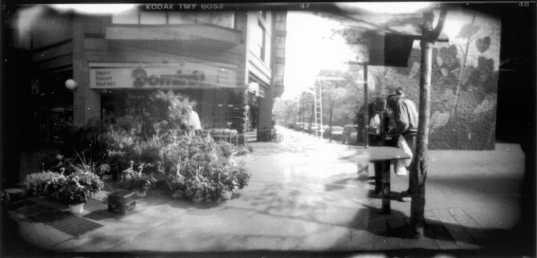 Quiet Moment on Front Street (A Toy Panorama) by Ivonne Pietersen