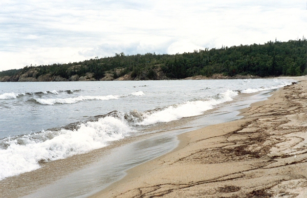 Summer at Lake Superior Sandy Beach, south of Wawa by Judy MacLeod