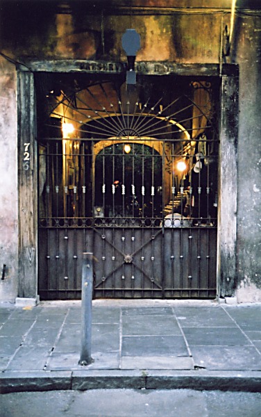 Exterior of Preservation Hall Showing the Entrance