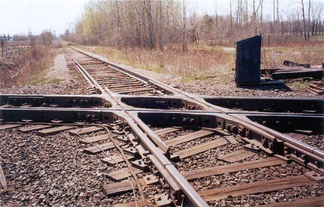 The Diamond Railway Crossing on the Barrie-Collingwood Railway (BCRY) by Paul Littlefield